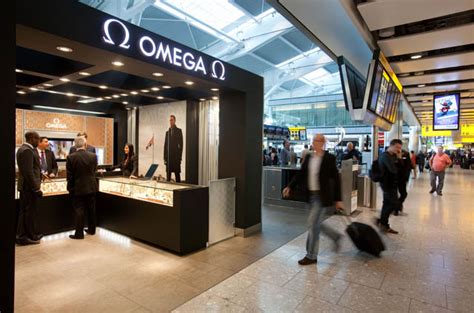 omega at heathrow airport.